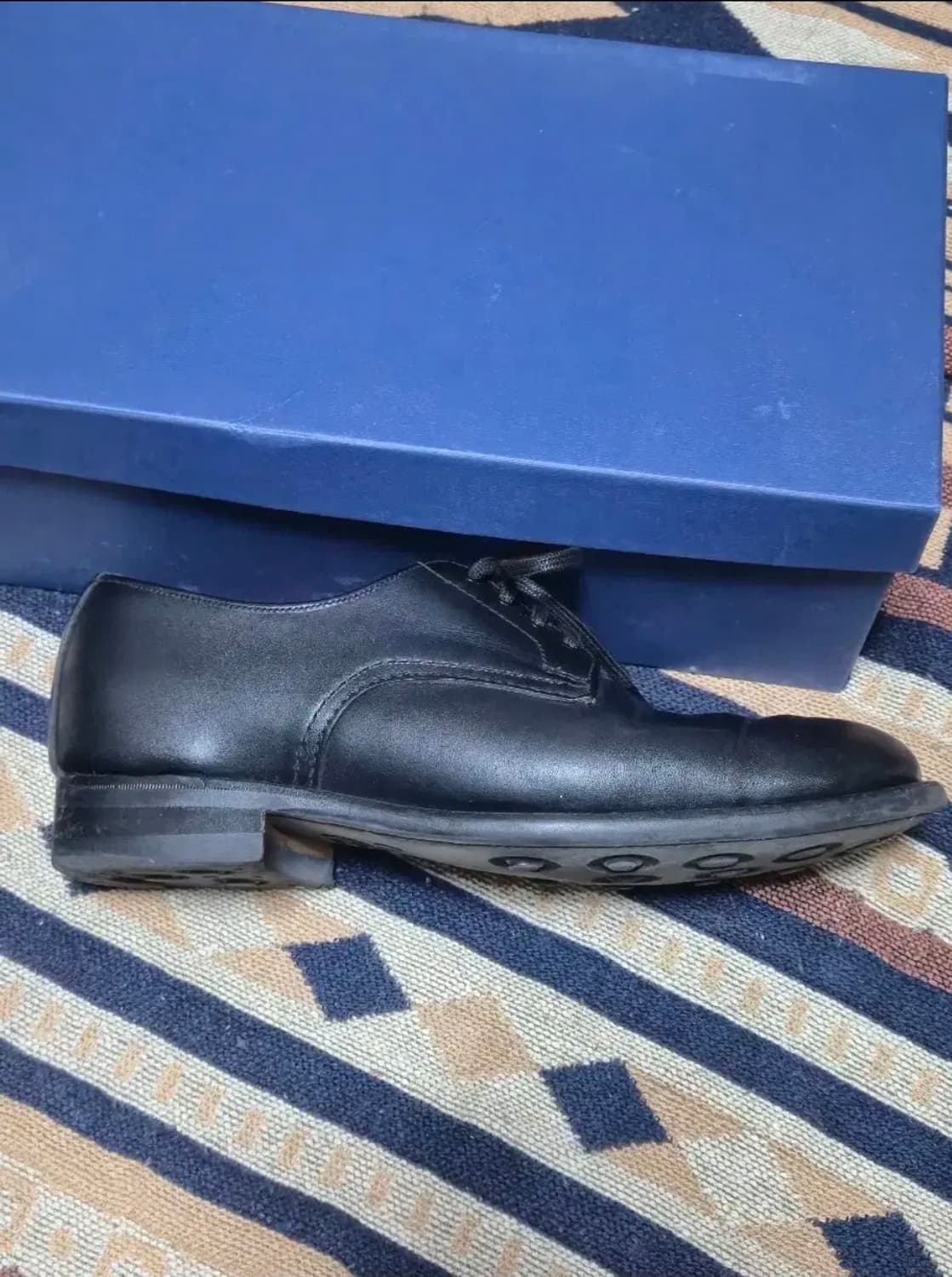 [UK6.5]샌더스 BGS 플레인토 왁시레더 밀리터리 더비 상품이미지2