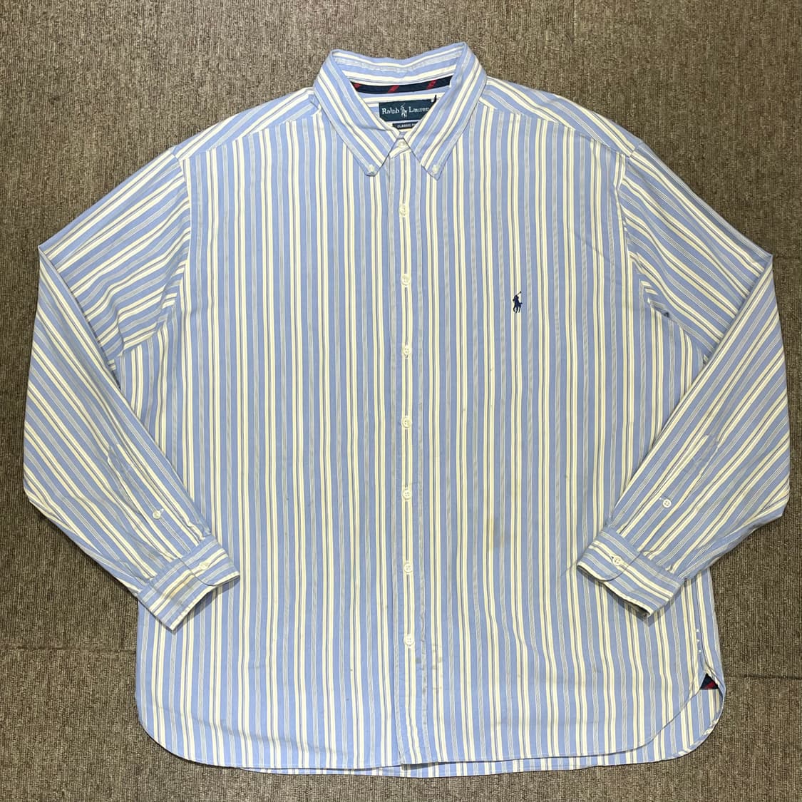 (2XL) POLO 폴로 랄프로렌 스트라이프 셔츠 클래식핏 빅셔츠 상품이미지2