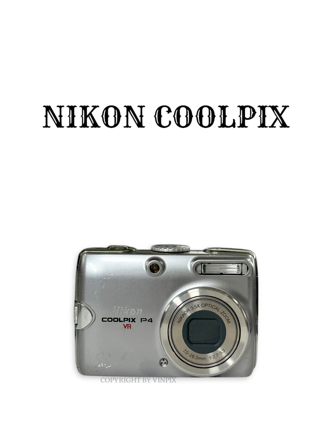 니콘 쿨픽스 P4(coolpix p4) 빈티지 디지털 카메라 디카 상품이미지1