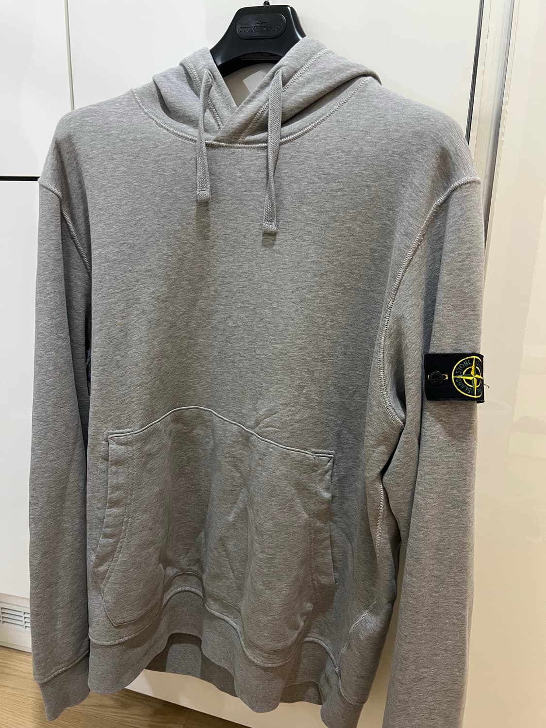 23ss 스톤아일랜드 그레이 후드티 2xl (새상품급) 상품이미지1