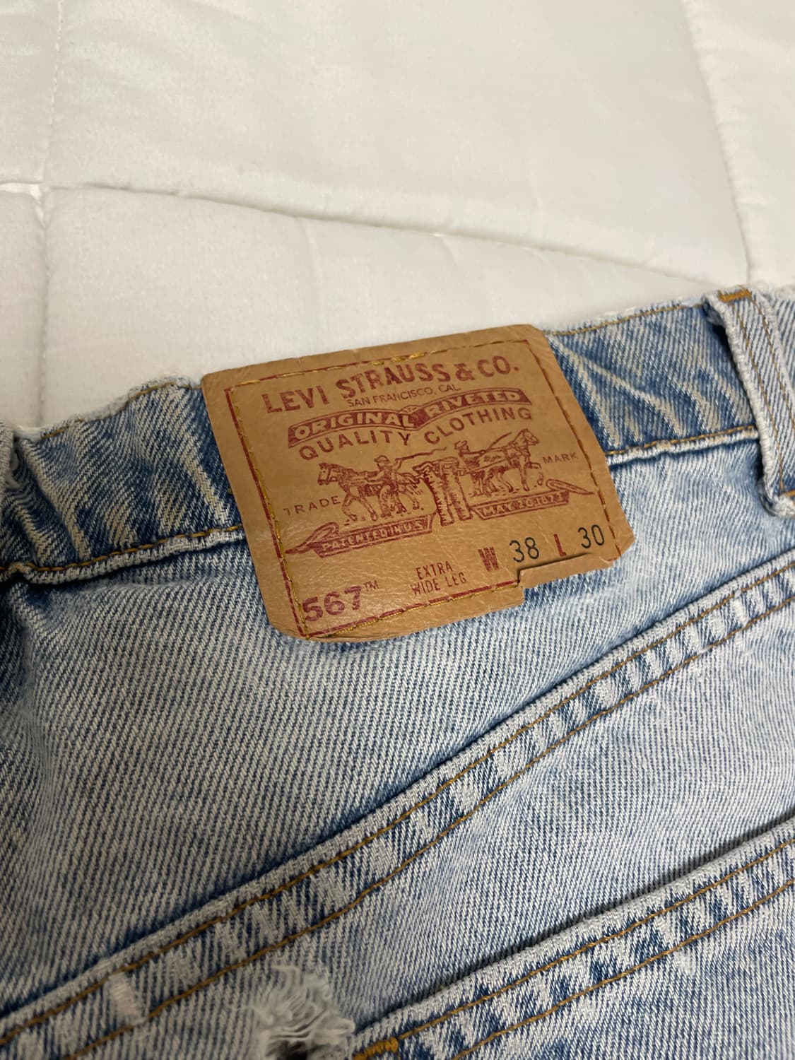 90s 리바이스 567 38x30 상품이미지3