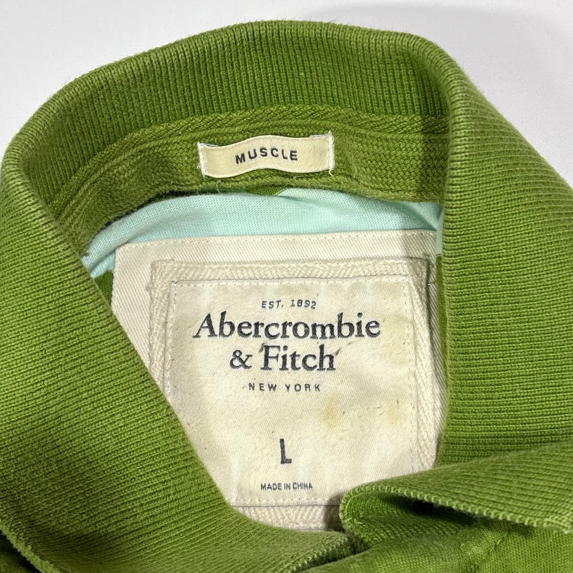 아베크롬비 그린 스트라이프 카라티 상품이미지4