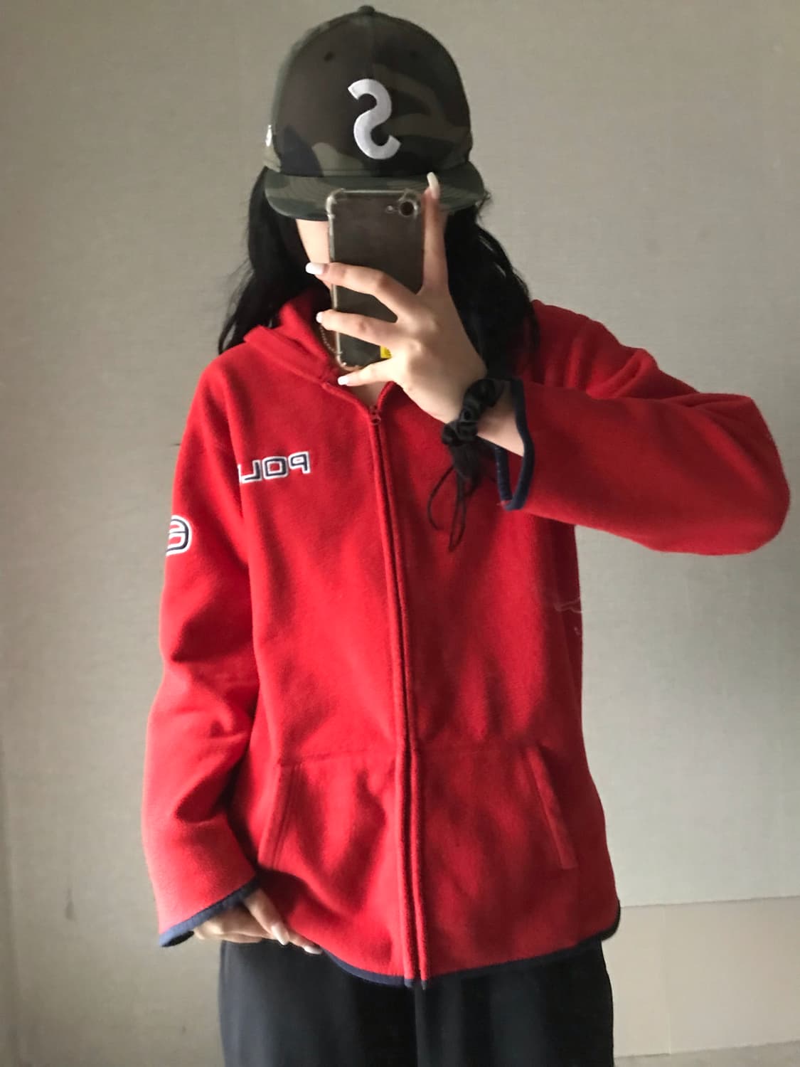 폴로 레드 후리스 상품이미지5