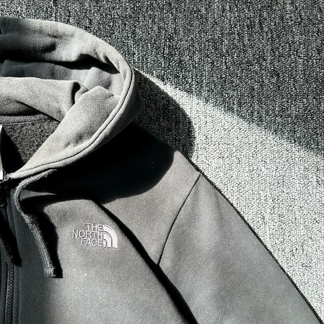 노스페이스 블랙 기모 후드집업  상품이미지4