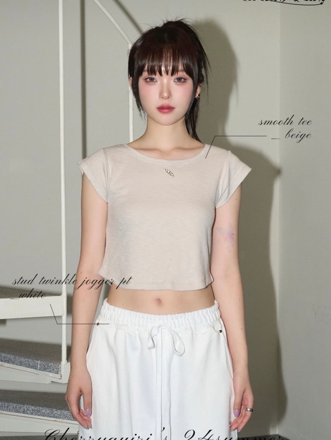 체리퀴리 반팔 티 상품이미지1