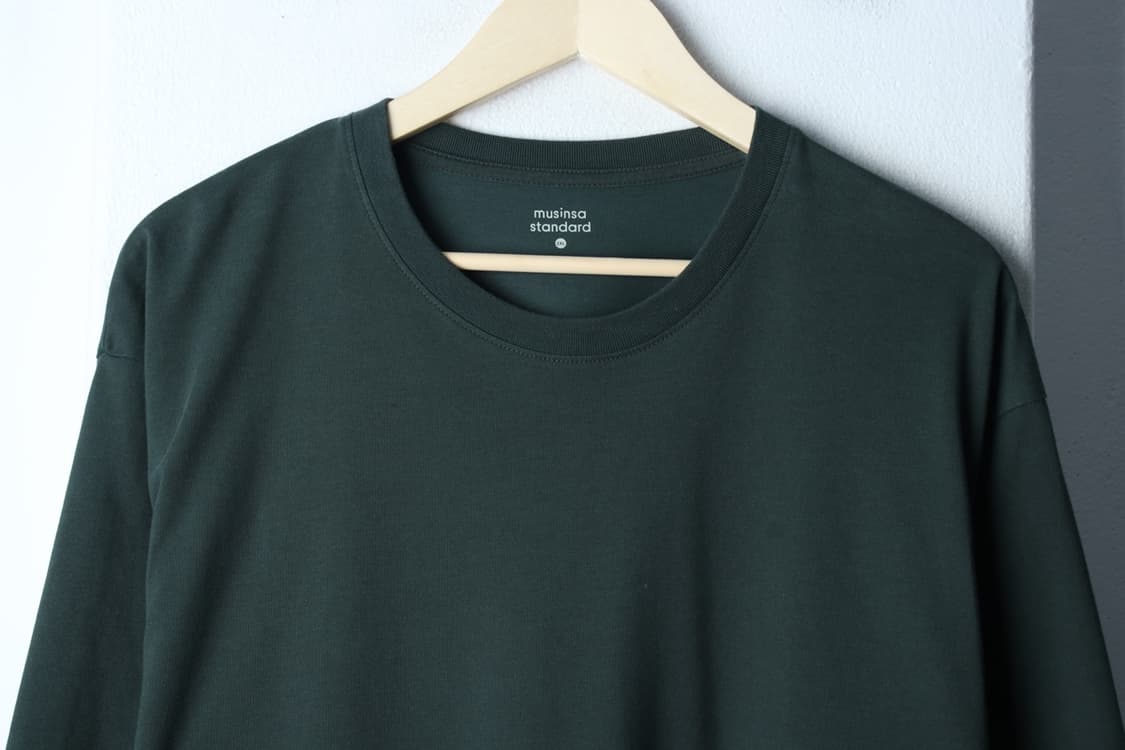 (2XL-3XL) 무신사 스탠다드 반팔 티셔츠 빅사이즈 무지-H33379 상품이미지3