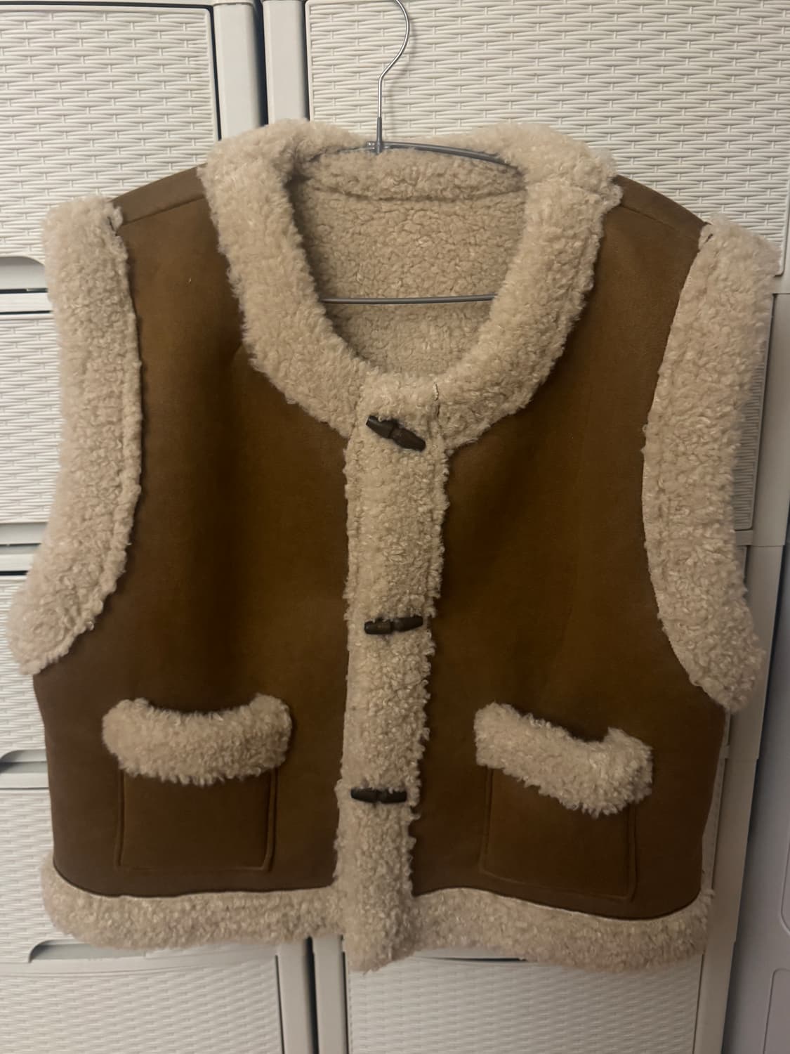 무스탕 조끼 베스트 상품이미지3