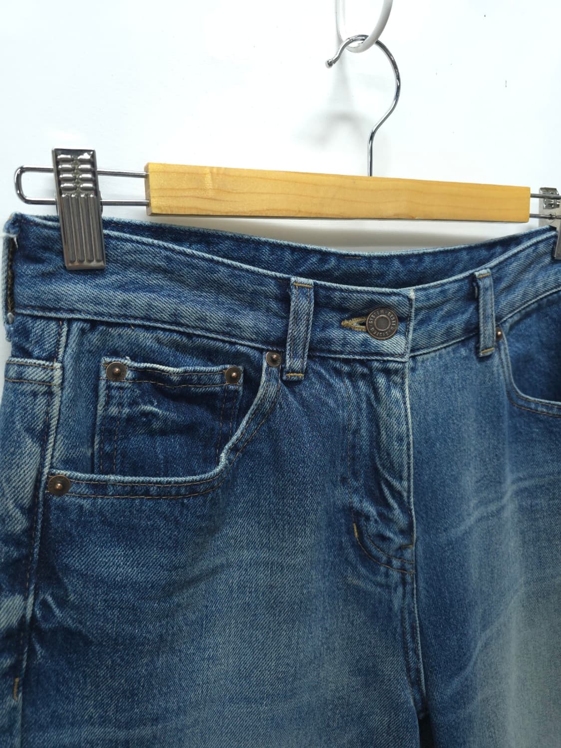 시스템(SYSTEM) 세미와이드 스트레이트 데님 팬츠 (26~27) 상품이미지4