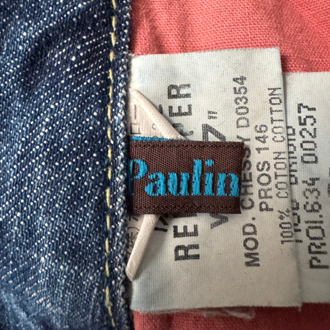 PAULIN 일본빈티지 오리엔탈 와이드 청바지 에스닉 데님 M 27 상품이미지8