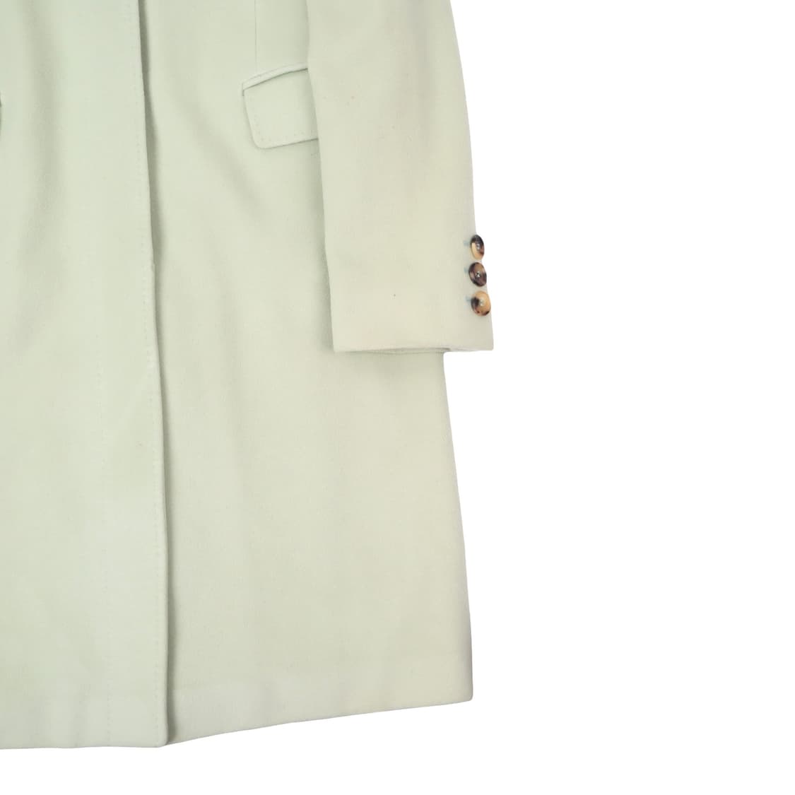 버버리 펄 그린 울 히든 싱글 코트 상품이미지4