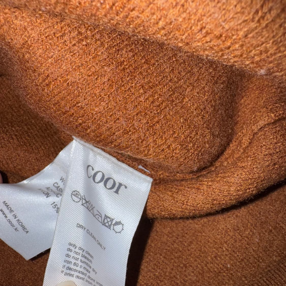 투티/0104 coor 쿠어 브라운 니트 스웨터  상품이미지5