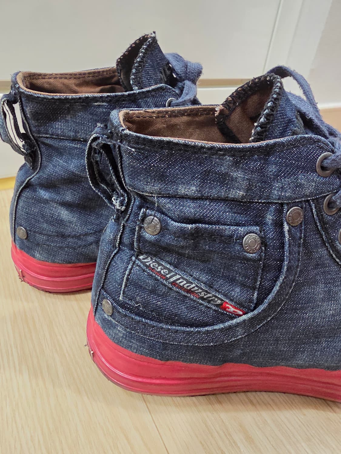 디젤 데님 하이탑 스니커즈 280 상품이미지4