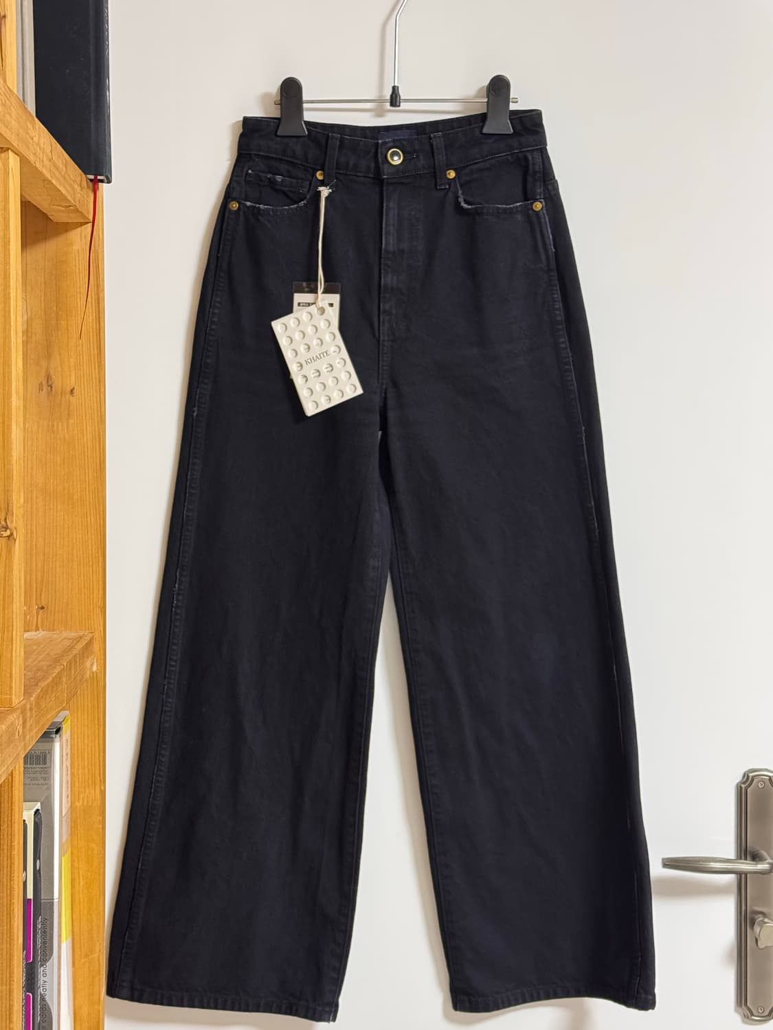 KHAITE Ella 블랙 와이드 데님 25 상품이미지2