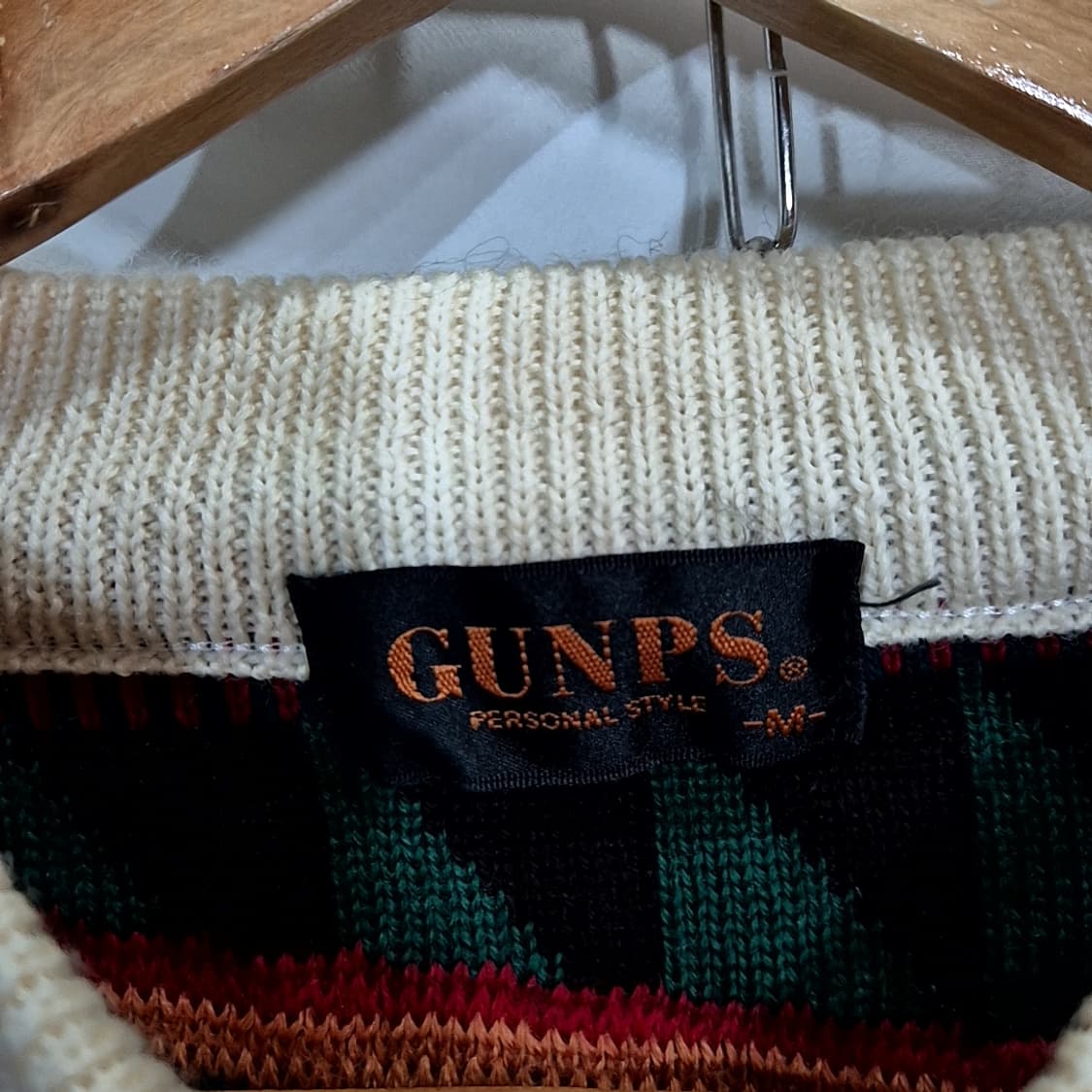 Gunps 케이블 패턴 니트 상품이미지4