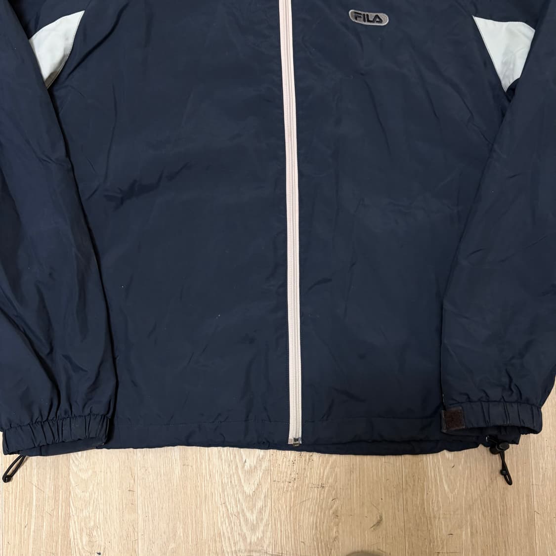 휠라 로고 와펜 바람막이 자켓 XL/105  상품이미지5