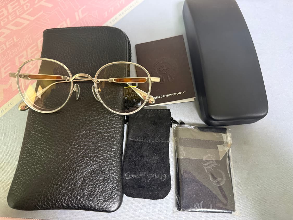 크롬하츠 오랄가미3 실버 안경테 상품이미지1