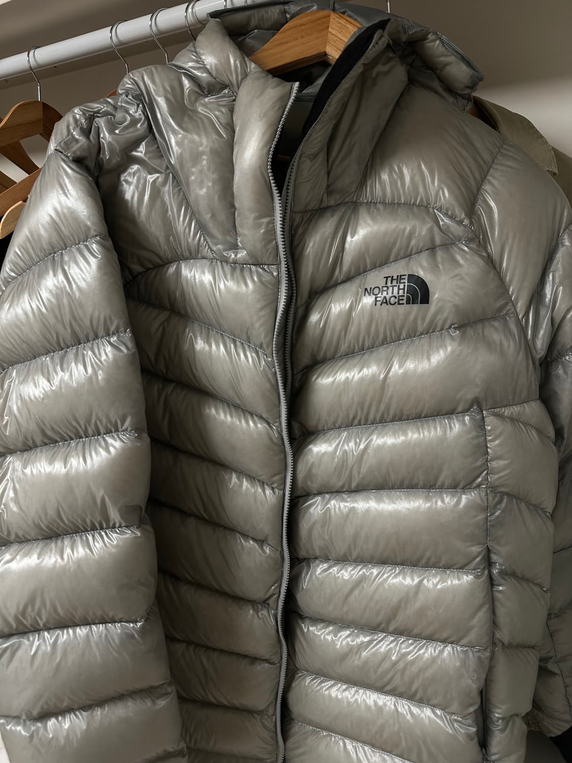 (XXL)노스페이스 써밋 마테호른 RDS 다운 자켓 라이트 그레이 상품이미지1