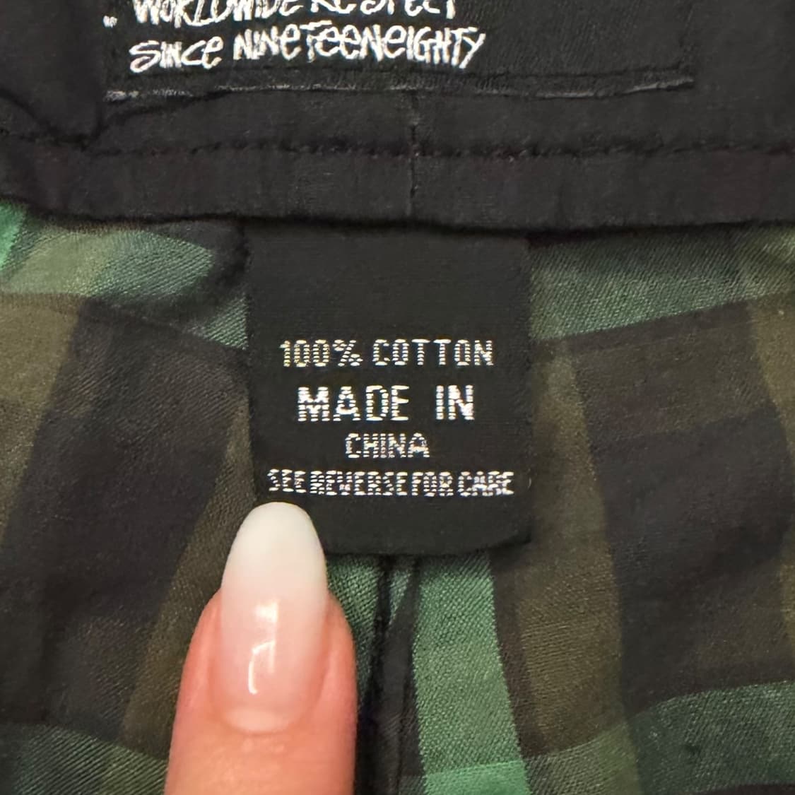 Stussy 스투시 00’s 체크 하프 팬츠 상품이미지5