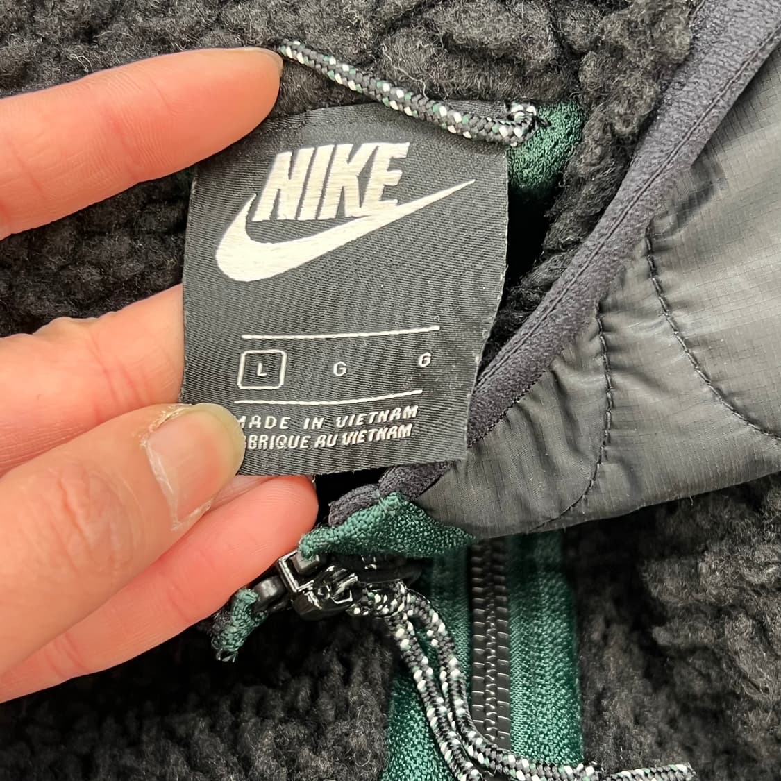 나이키 퀼팅 배색 후리스 r2255 상품이미지5