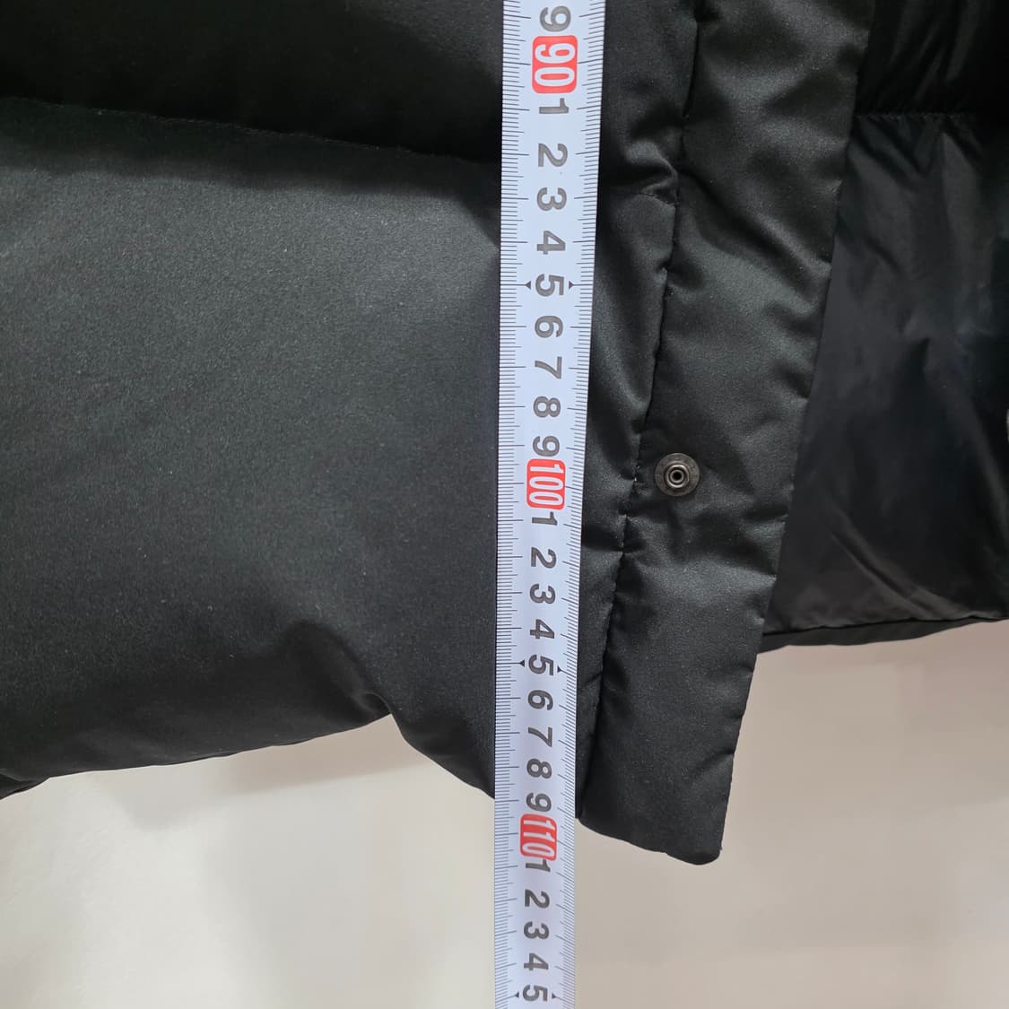 0734 [노스페이스] 롱패딩 95(M) / 다운80 충전  블랙 공용 상품이미지4