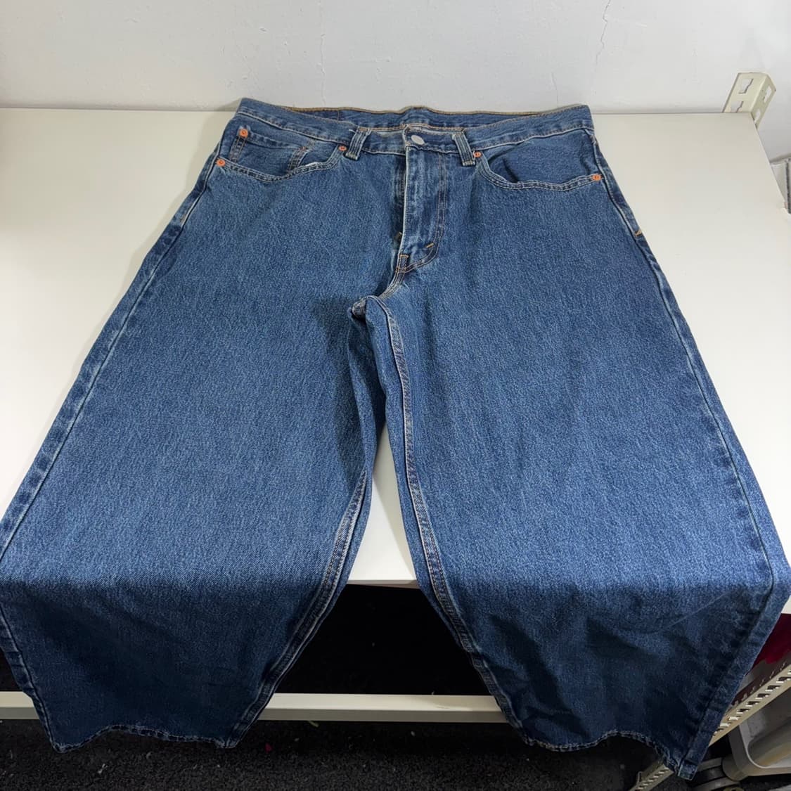 L 리바이스578 진청워시드 벌룬와이드핏 데님팬츠 상품이미지4
