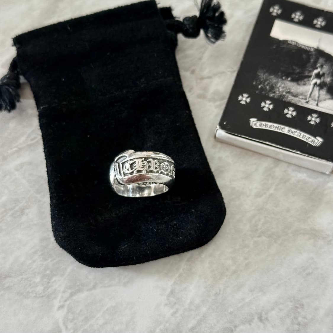 크롬하츠 말발굽 스크롤라벨링(US6/국내11호) 상품이미지5