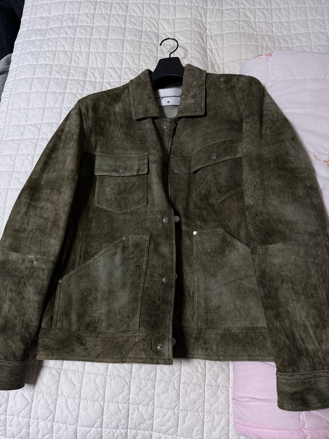 언지미크 정글 스웨이드 워크 자켓 L 상품이미지4