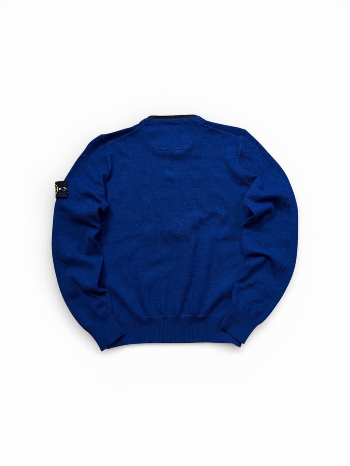 Stone island 블루 크루넥 울 니트 상품이미지2