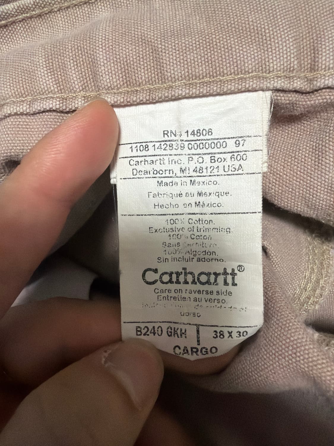 Vintage 00s Carhartt B240 Cargo Pants  상품이미지3