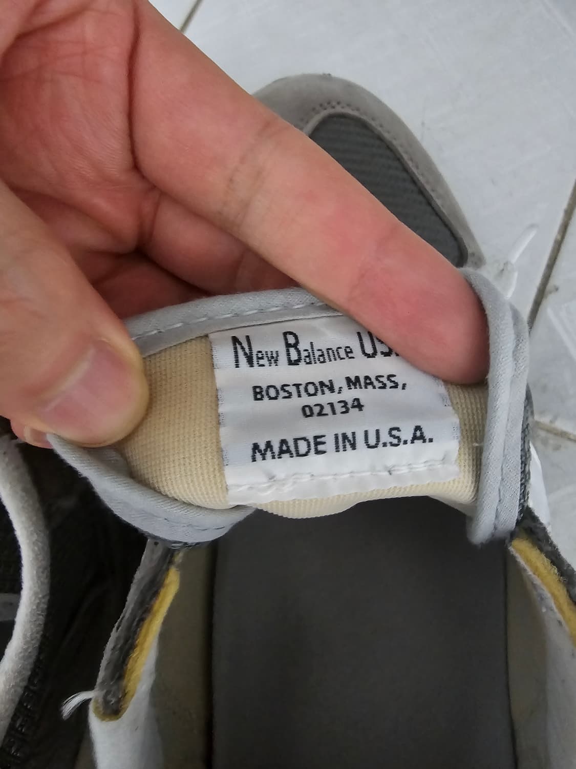 뉴발란스 m990 그레이 스니커즈270 상품이미지6