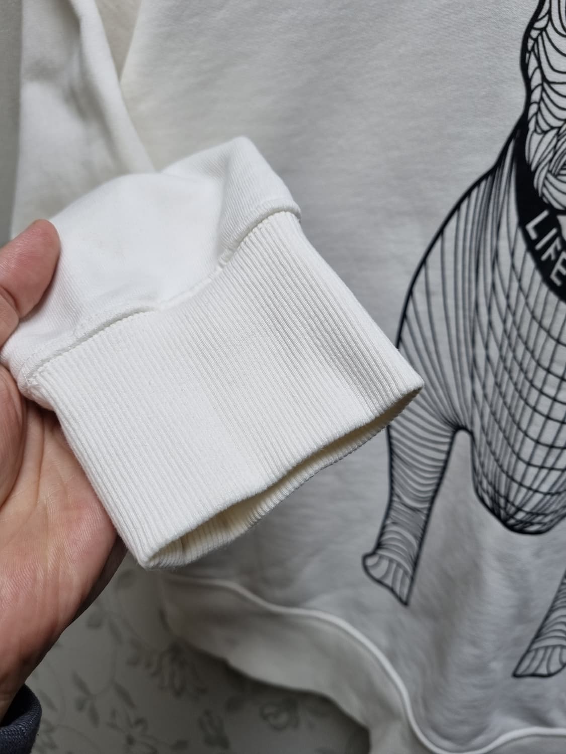 [m/95~100] 라이프워크 빅독 기모 맨투맨 상품이미지4