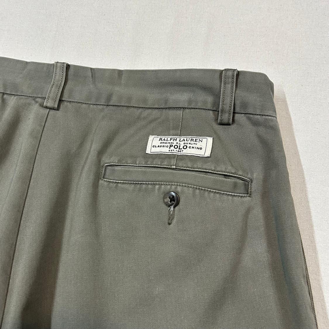 32inch) 폴로 랄프로렌 2T 클래식 치노팬츠 면바지 카키 상품이미지3