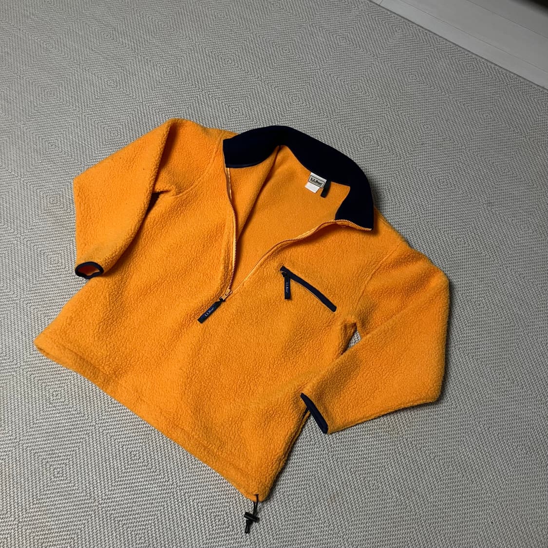 90s 엘엘빈 플리스 후리스 풀오버 아노락 상품이미지3