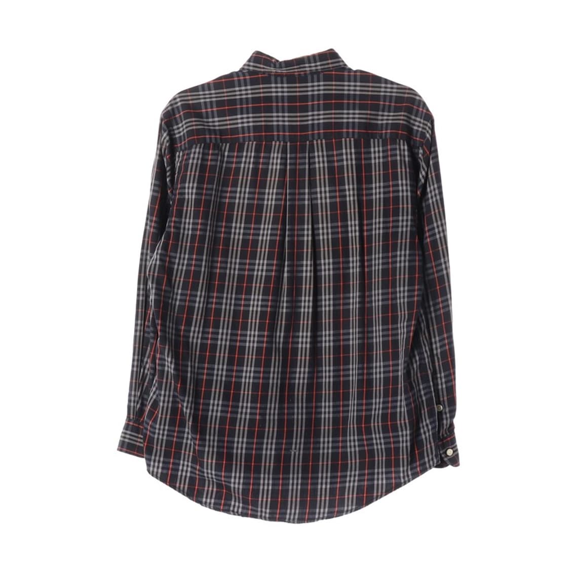 버버리 빈티지 블랙 노바 체크 셔츠 39 M 상품이미지2