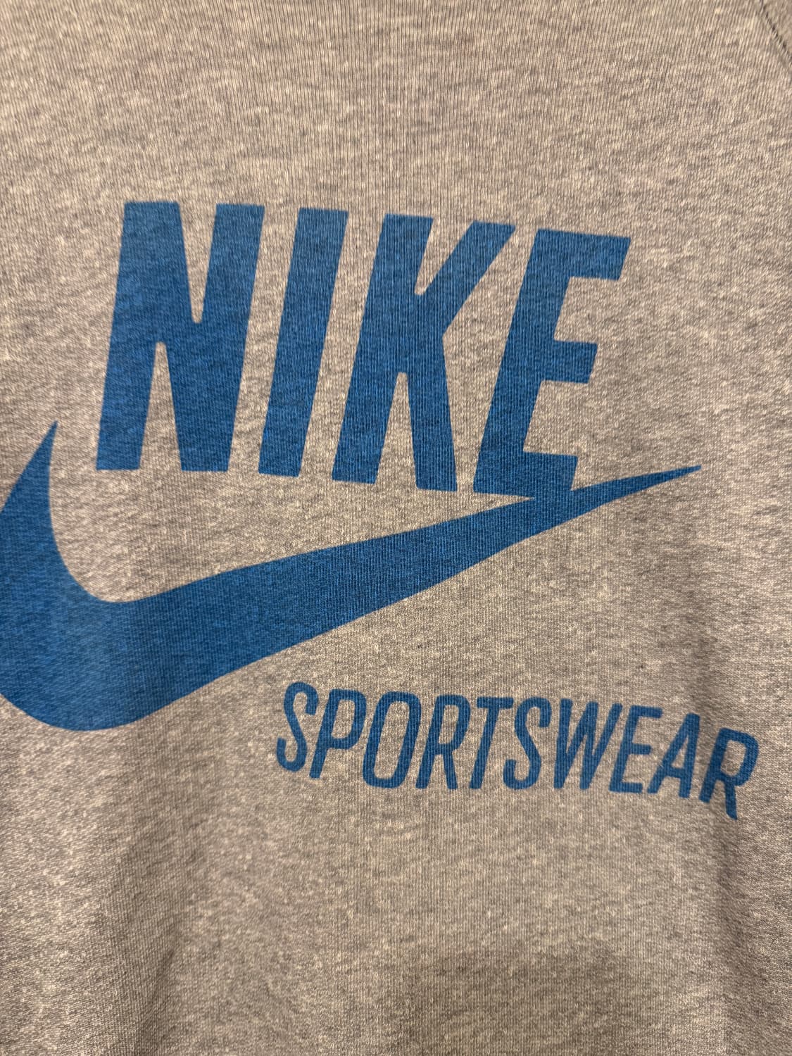 나이키 빅로고 맨투맨 그레이M 상품이미지2