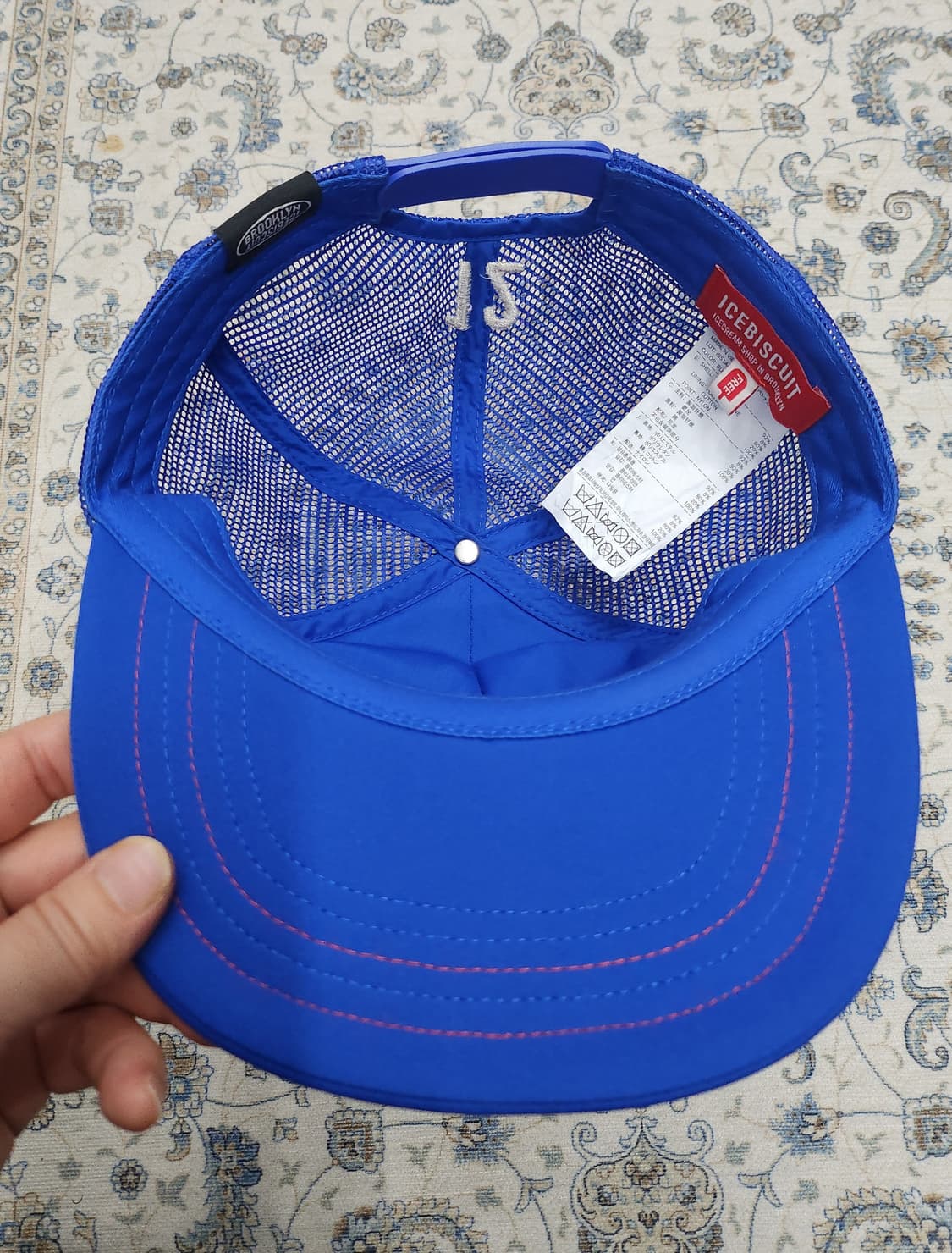 아이스비스킷 위스케이트 컬러블럭 5패널캡 상품이미지6