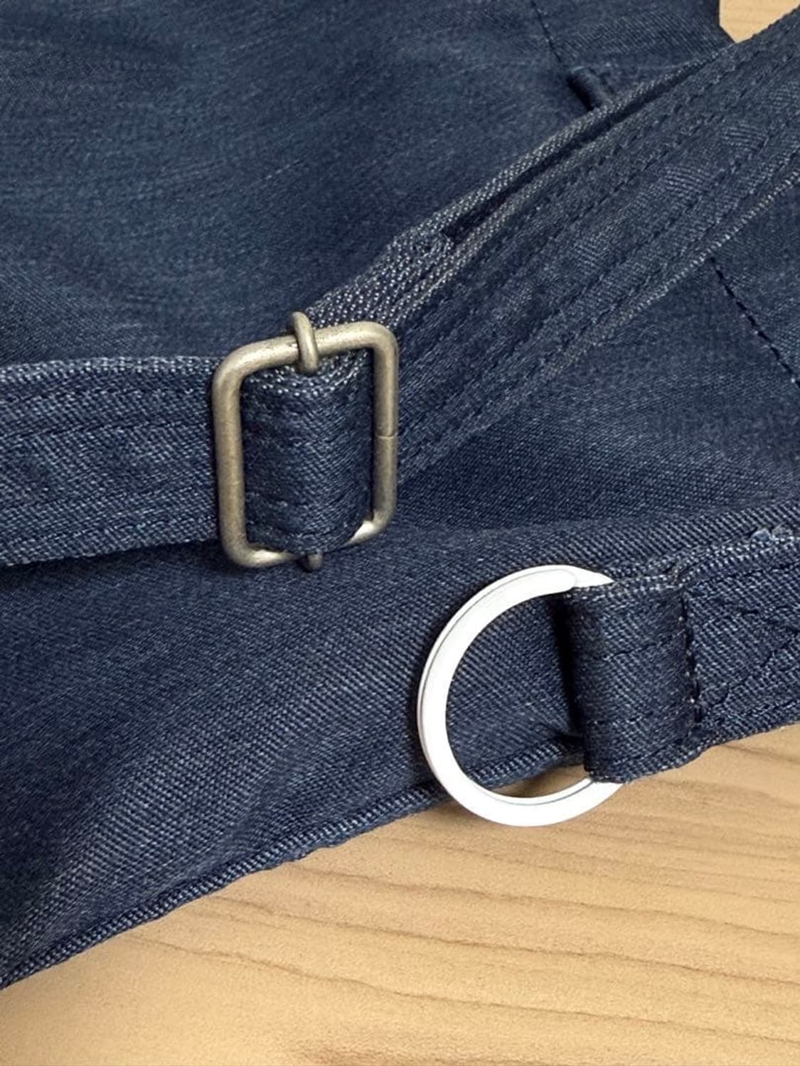 요시다포터 드로우스트링 숄더백 데님 인디고 상품이미지4