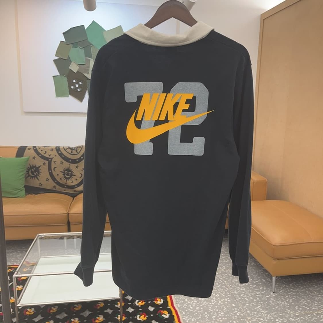 나이키 올드스쿨 레트로 럭비 카라 롱슬리브 L C07760 상품이미지4