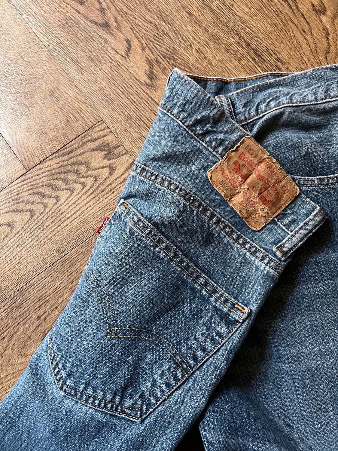 [34]리바이스 550 빈티지 워싱 릴렉스핏 데님 팬츠 상품이미지5