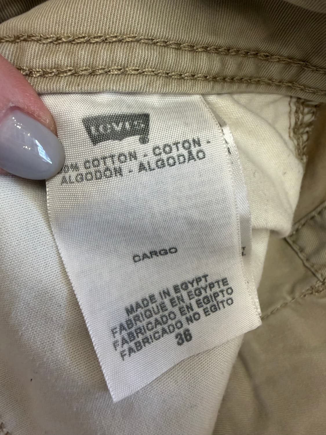 N303. 리바이스 카고쇼츠 반바지 상품이미지4