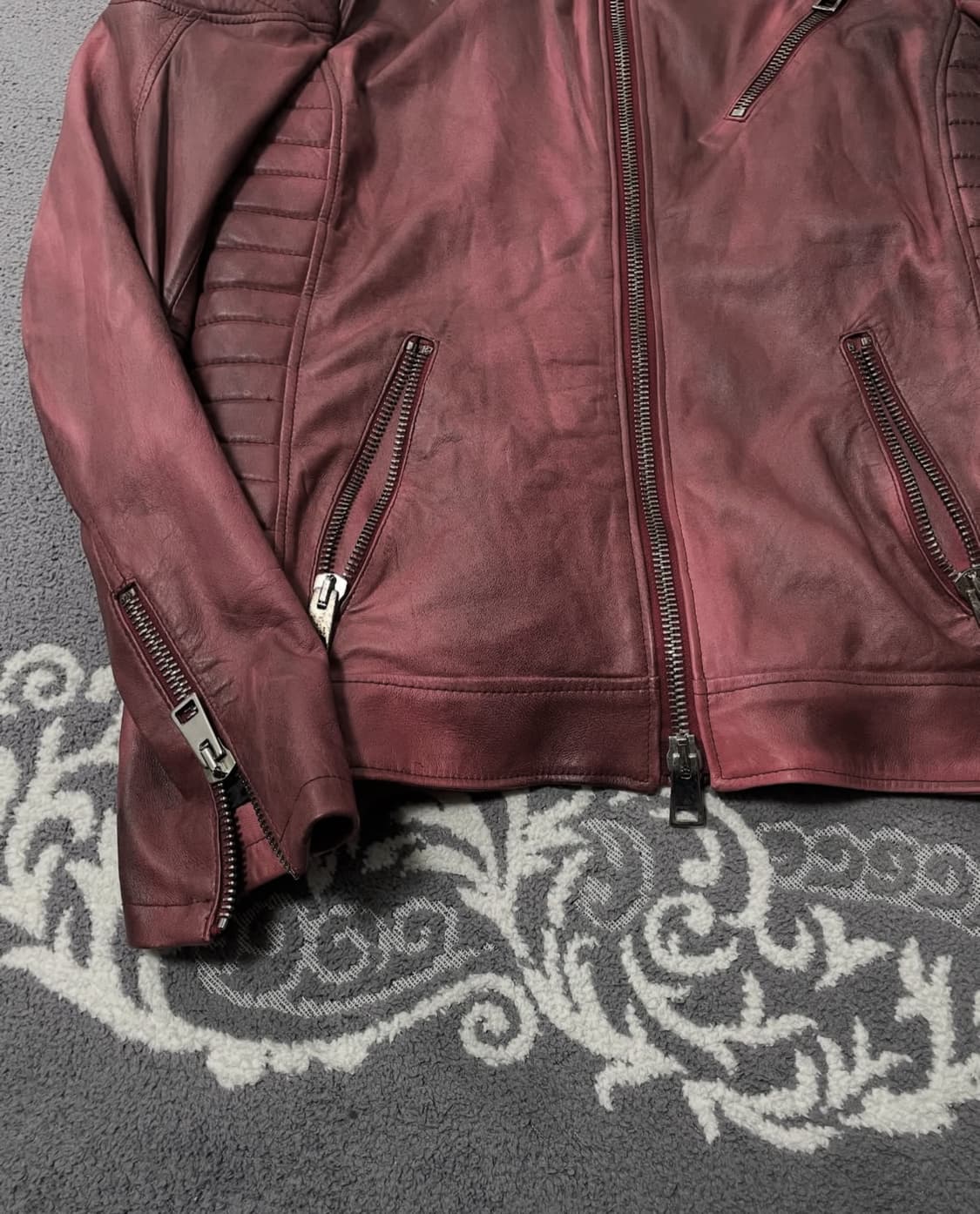 Xagon man washed leather jacket  상품이미지3