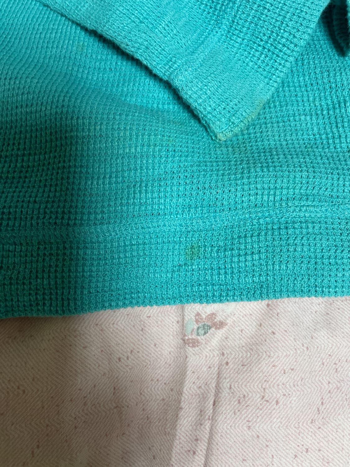 크로쉐 나시탑/민트색와플티 세트 상품이미지3