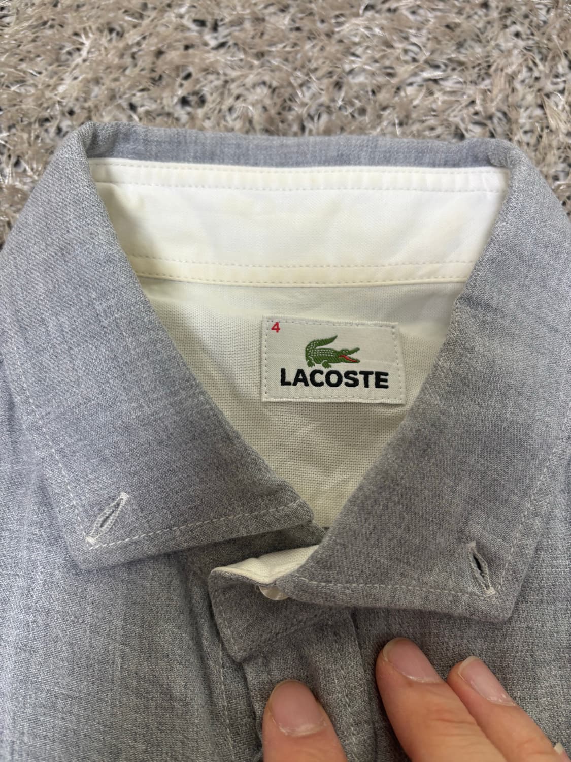 일본판 라코스테 셔츠 사이즈 95-100 상품이미지4
