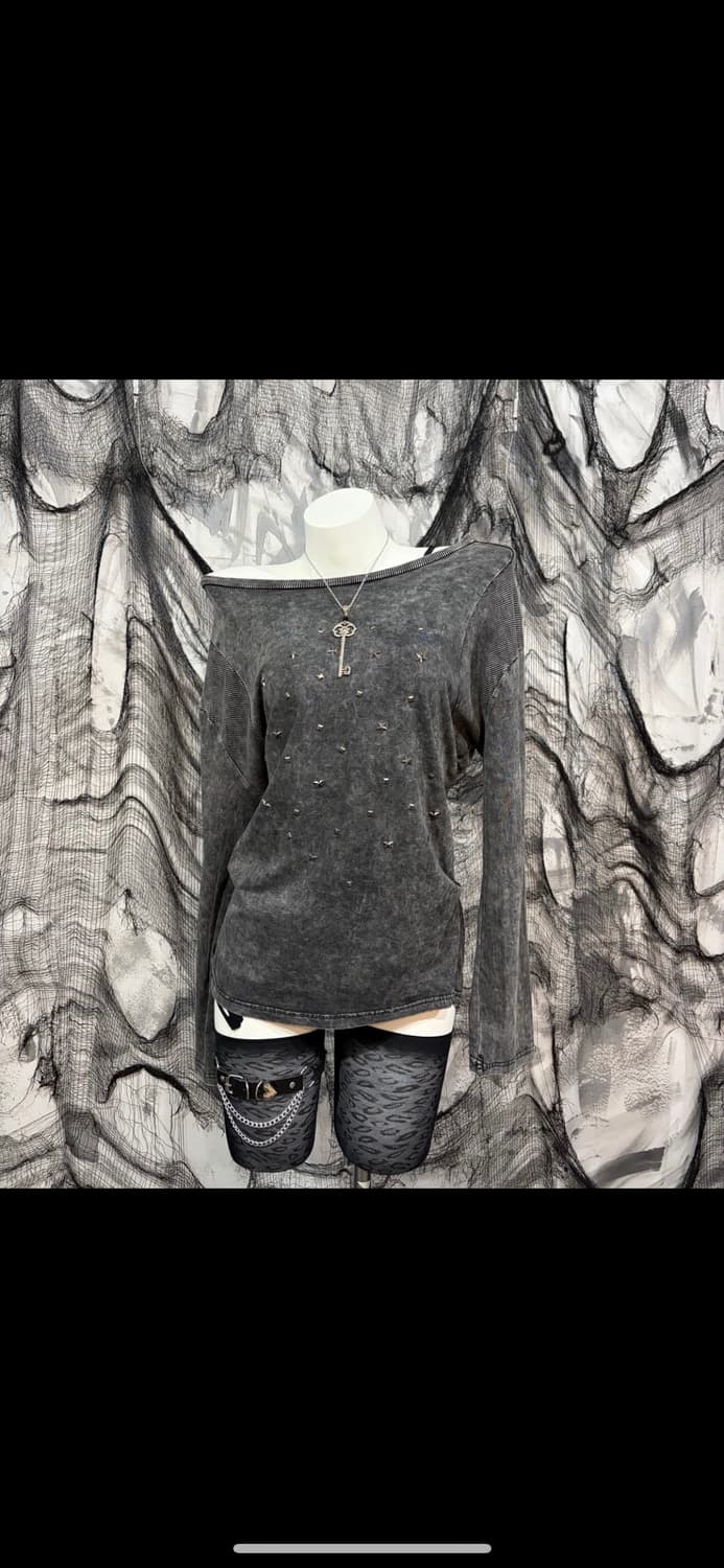 빈티지 펑크 와투케 롱슬리브 균일가 상품이미지3