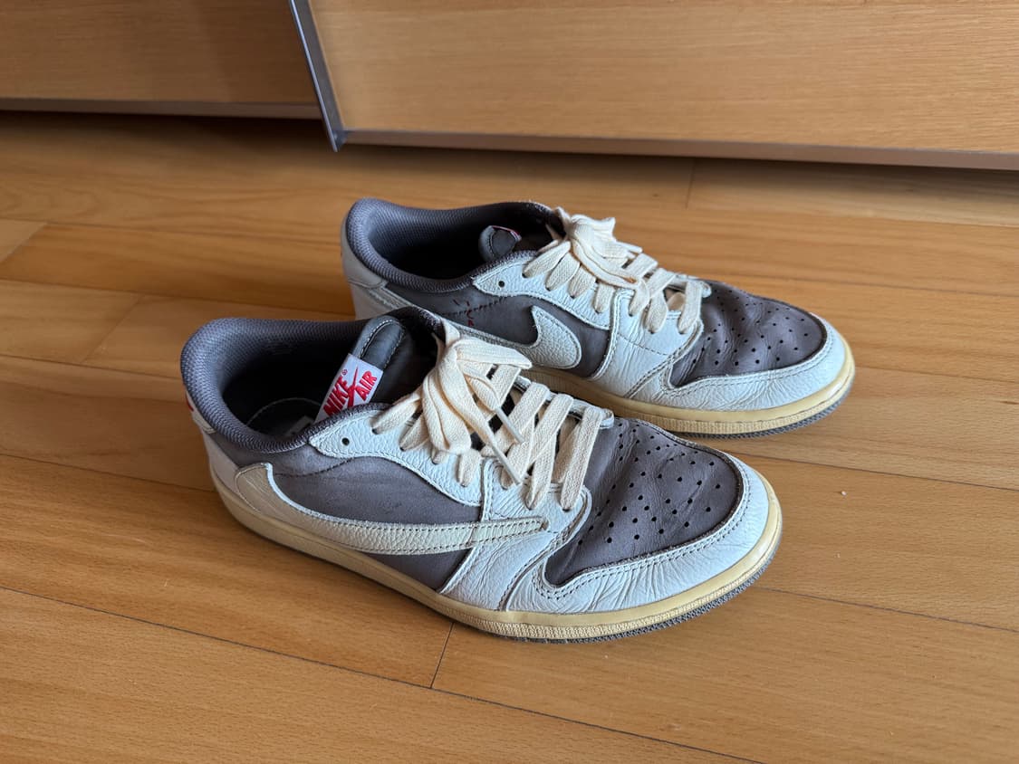 조던 1 트레비스스캇 리버스모카 세일앤리저록 265사이즈 트래비스 스캇  상품이미지5