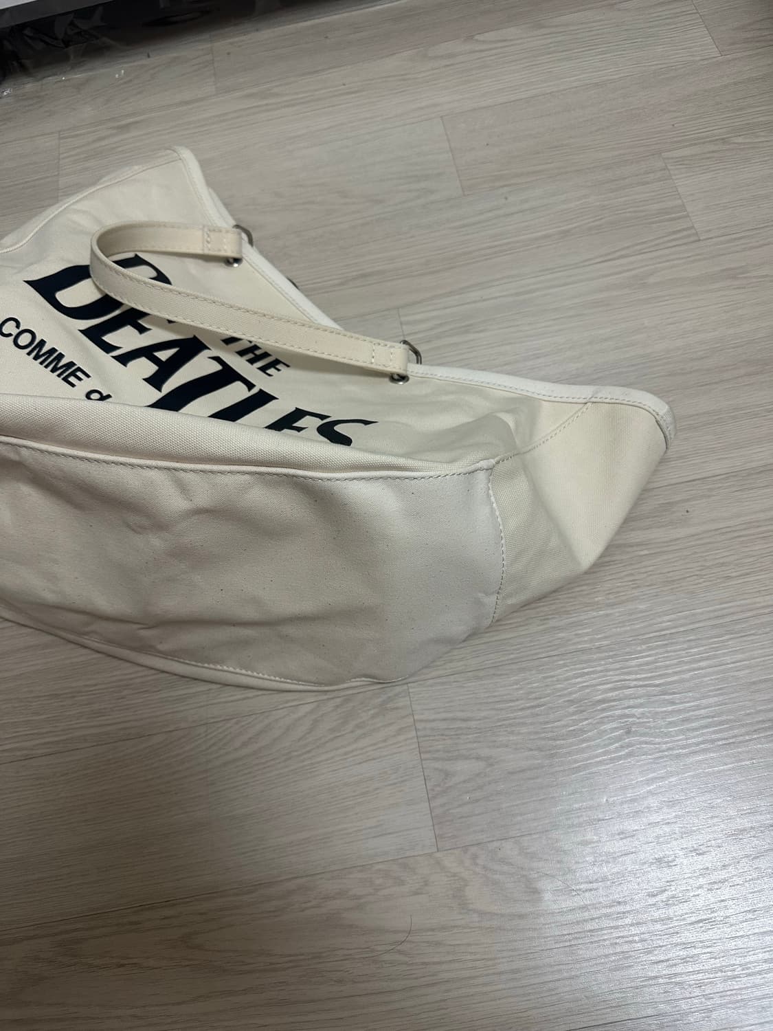 Comme des garcons 꼼데 더 비틀즈 캔버스 보트백 상품이미지8