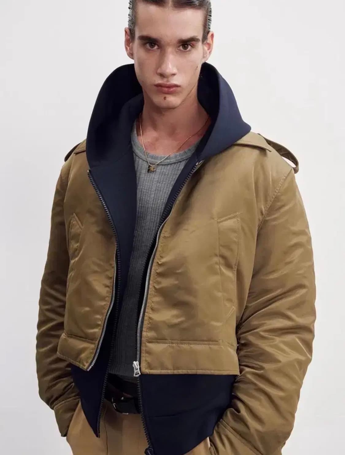 렉토 23fw 툴루즈 나일론 봄버 M 상품이미지10