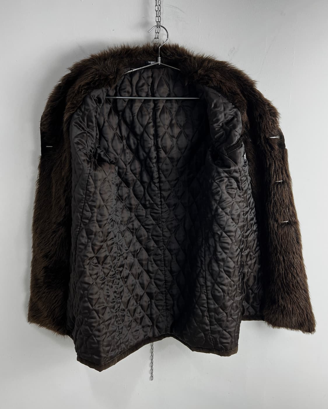 토네이도 마트 (Tornado Mart) 벨루어 퍼 트리밍 코트 상품이미지3