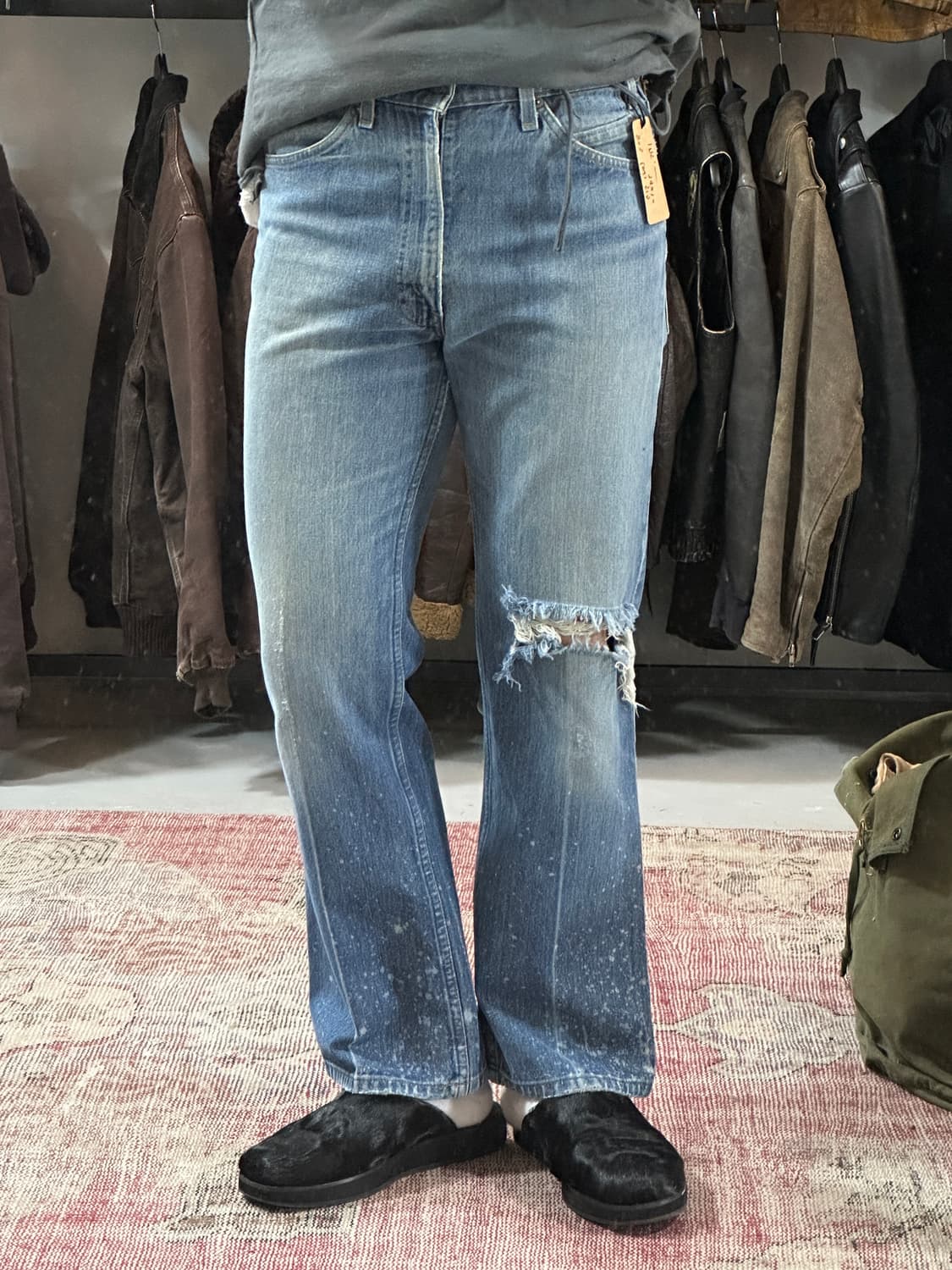 80’s USA Made 리바이스 517 오렌지탭 부츠컷 플레어진 상품이미지3