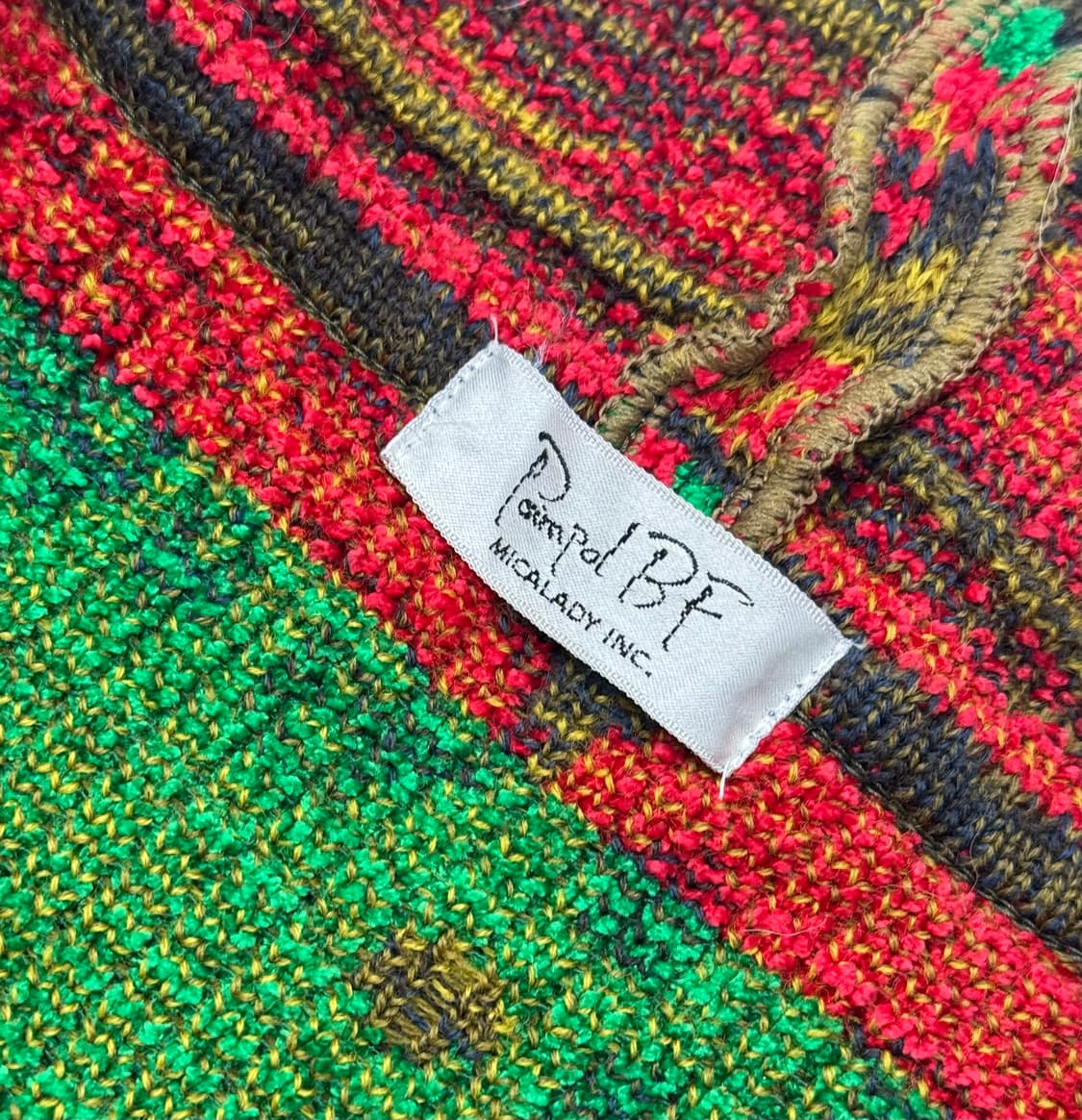 •Japanese Vintage 90’s에스닉 패턴 니트 가디건 상품이미지4